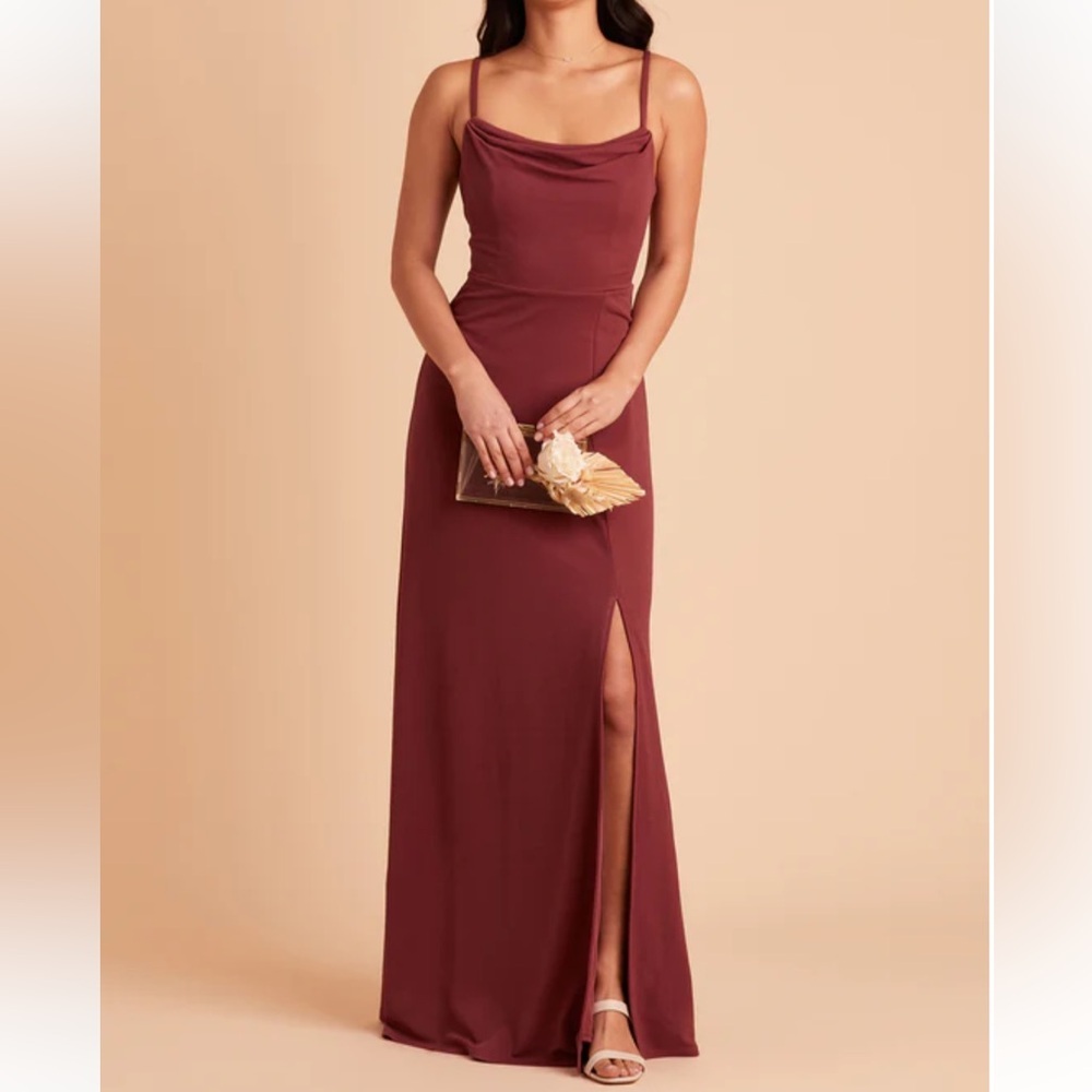 BIRDY GREY ASH DRESS, SIZE M, CREPE ROSEWOOD, NWT - Picture 5 of 7